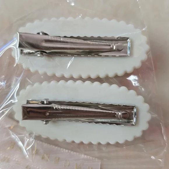 NWT Lacemade Rare Set of 2 Hair Clips OS Multicolor - Picture 4 of 6